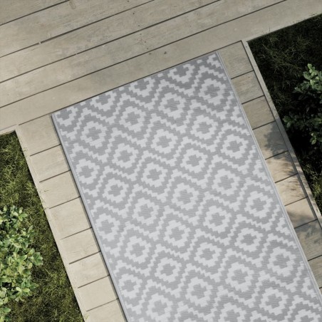 Tapis d'extérieur ARAKIL gris 80 x 250 cm PP 
