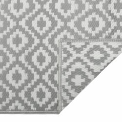 Tapis d'extérieur ARAKIL gris 80 x 250 cm PP 