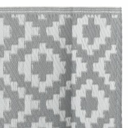 Tapis d'extérieur ARAKIL gris 80 x 250 cm PP 