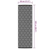 Tapis d'extérieur ARAKIL gris 80 x 250 cm PP 