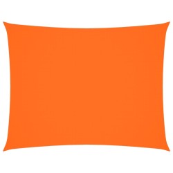 Voile de parasol tissu oxford rectangulaire 2x3 m orange 