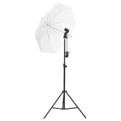 Kit de studio photo avec éclairage toile de fond et réflecteur 