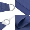 Voile de parasol tissu oxford rectangulaire 2x3 m bleu 