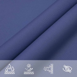 Voile de parasol tissu oxford rectangulaire 2x3 m bleu 