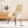 Chaise de relaxation Crème Tissu 