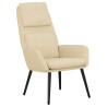 Chaise de relaxation Crème Tissu 