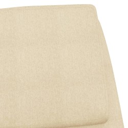 Chaise de relaxation Crème Tissu 