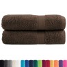 Serviettes de douche de qualité supérieure SOLUND 2 pcs marron 