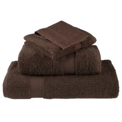 Serviettes de douche de qualité supérieure SOLUND 2 pcs marron 
