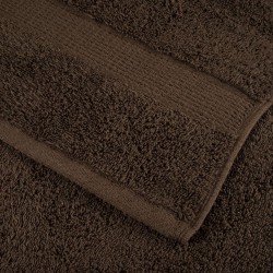 Serviettes de douche de qualité supérieure SOLUND 2 pcs marron 