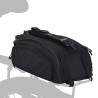 Sac de vélo porte-bagages 12 L Noir 38x21x16 cm 
