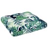 Pouf palette de jardin marron miel bois de pin imprégné 