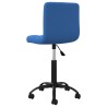 Chaise pivotante de salle à manger Bleu Velours 