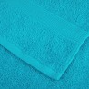 Serviettes de visage de qualité sup. SOLUND 4 pcs turquoise 