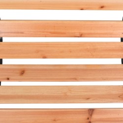 Banc de jardin 116 cm Fonte et bois massif de sapin 