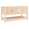 Table basse 102x49x55 cm Bois massif de pin 