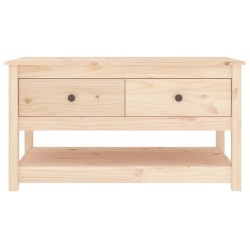 Table basse 102x49x55 cm Bois massif de pin 
