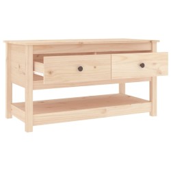 Table basse 102x49x55 cm Bois massif de pin 