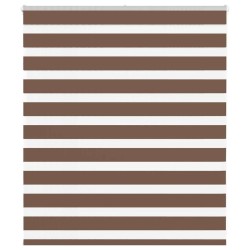 Store zèbre marron 125x100cm largeur du tissu 120,9cm polyester 