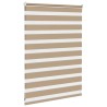Store zèbre marron sable largeur du tissu 105,9 cm polyester 
