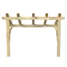 Auvent de porte 150x100x100 cm Bois de pin solide 
