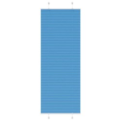 Store plissé bleu 80x200 cm largeur du tissu 79,4 cm polyester 