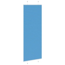 Store plissé bleu 80x200 cm largeur du tissu 79,4 cm polyester 