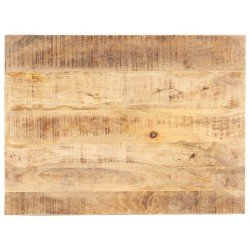 Dessus de table Bois de manguier solide 15-16 mm 90x60 cm 