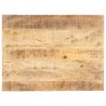 Dessus de table Bois de manguier solide 15-16 mm 90x60 cm 