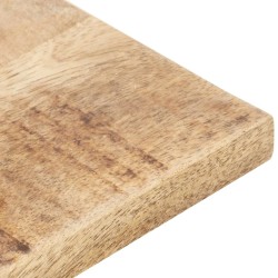 Dessus de table Bois de manguier solide 15-16 mm 90x60 cm 
