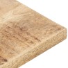 Dessus de table Bois de manguier solide 15-16 mm 90x60 cm 