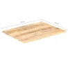Dessus de table Bois de manguier solide 15-16 mm 90x60 cm 