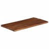 Dessus de table 110x50x2,5cm rectangulaire bois massif récupéré 