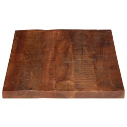 Dessus de table 110x50x2,5cm rectangulaire bois massif récupéré 