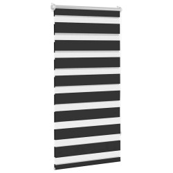 Store enrouleur tamisant 60 x 120 cm noir 