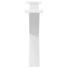 Pieds de table basse en forme de X, 2 pièces, blanc, 70 x (42-43) cm, acier 