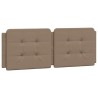 Lit avec matelas cappuccino 120x200 cm similicuir 
