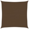 Voile d'ombrage 160 g/m² Marron 6x6 m PEHD   