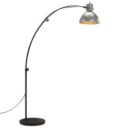 Lampadaire 25 W argent vintage 150 cm E27 