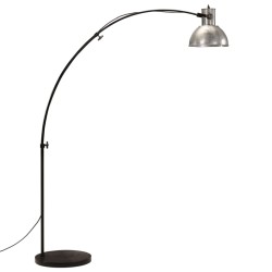 Lampadaire 25 W argent vintage 150 cm E27 