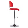 Tabouret de bar Rouge Similicuir 