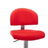 Tabouret de bar Rouge Similicuir 