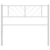 Tête de lit métal blanc 75 cm 