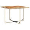 Ensemble à manger de jardin avec coussins 5pcs Beige poly rotin 
