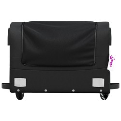 Remorque de vélo noir 30 kg fer 