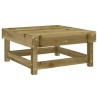 Salon de jardin 7 pcs bois de pin imprégné 