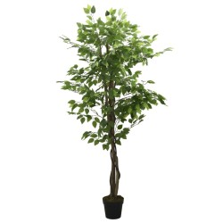 Ficus artificiel 1260 feuilles 200 cm vert 