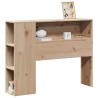 Tête de lit avec rangement 90 cm bois massif de pin 