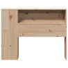 Tête de lit avec rangement 90 cm bois massif de pin 