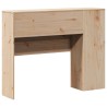 Tête de lit avec rangement 90 cm bois massif de pin 